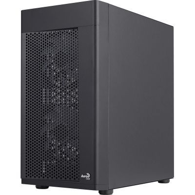 Корпус для ПК AeroCool Hexform-G-BK-v2 Black 600W (ACCX-PV38004.11)