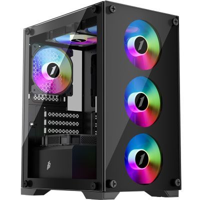 Корпус для ПК 1stPlayer (X2-M-BK-4F1-PS-600FK-EU)