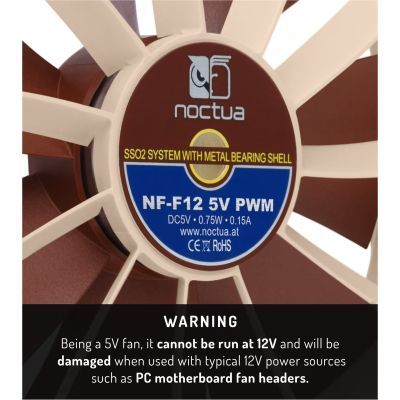 Кулер до корпусу Noctua (NF-F12 5V PWM)