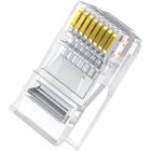 Коннектор RJ45 cat.6 UTP, NW120, 100 шт упаковка, Transparent Ugreen (60558)