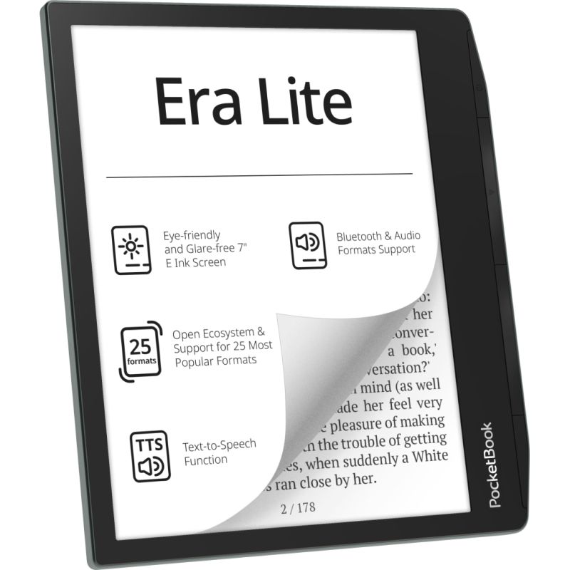 Электронная книга Pocketbook 710 Era Lite, Stone Green (PB710-9-WW)