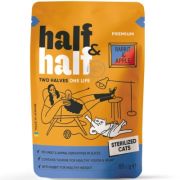 Влажный корм для кошек Half&Half для стерилизованных с кроликом и яблоком в желе 85 г (4820261921892)