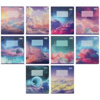 Зошит ZiBi набір учнівських CLOUDS 10 штук, 36 аркушів 8 предметів (ZB.1732-99)