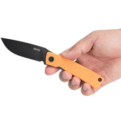 Ніж SRM Air, Orange G10, Black Stonewash (105M-GJ)