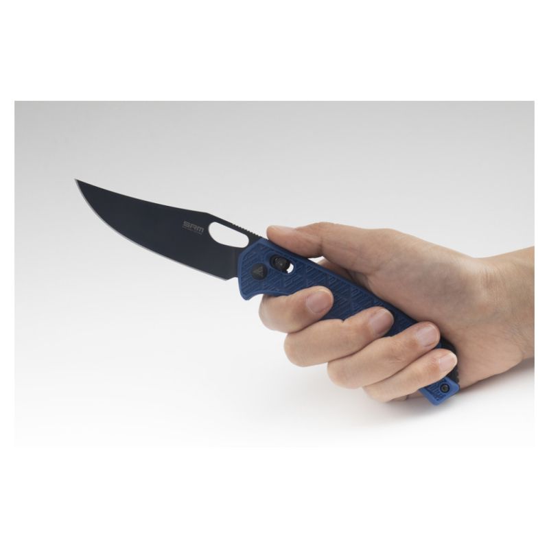 Нож SRM Retriever 9201, Blue FRN, Black Stonewash (9201-PL)