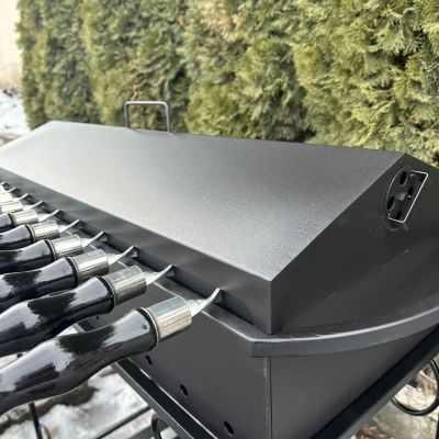 Кришка для мангалу Metalzavod барбекю універсальна на 12 шампурів (KRSHK-MB12)