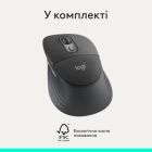 Мышка Logitech Signature Comfort Plus M850L Wireless/USB-C Graphite (910-007715)