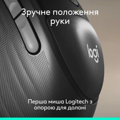 Мышка Logitech Signature Comfort Plus M850L Wireless/USB-C Graphite (910-007715)