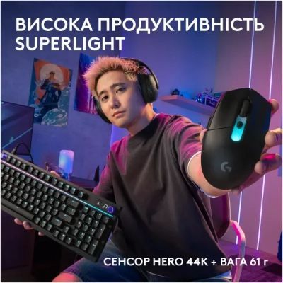 Мишка Logitech G305 X Superlight Wireless Black (910-007739)