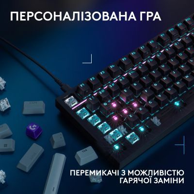 Клавіатура Logitech G316 X TKL USB UA Black (920-014205)
