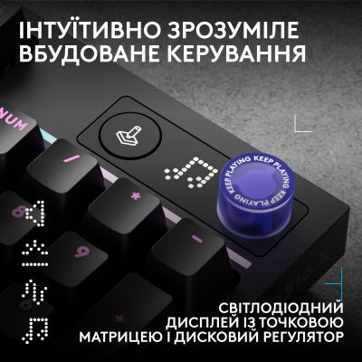 Клавіатура Logitech G316 X TKL USB UA Black (920-014205)