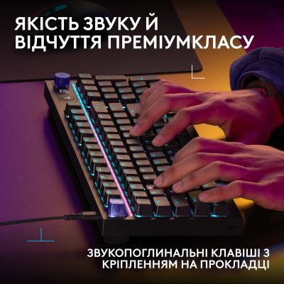 Клавіатура Logitech G316 X TKL USB UA Black (920-014205)