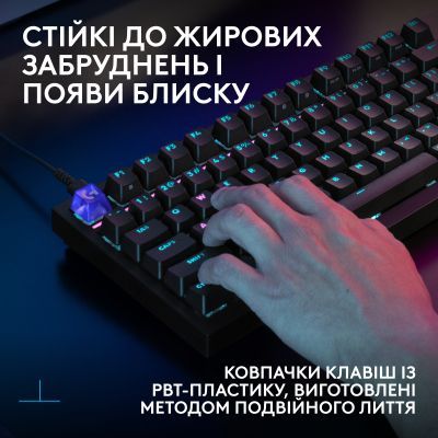 Клавіатура Logitech G316 X TKL USB UA Black (920-014205)
