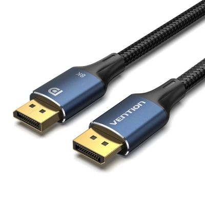 Кабель мультимедійний DisplayPort M to DisplayPort M 2.0m 8K60Hz blue Vention (HCELH)