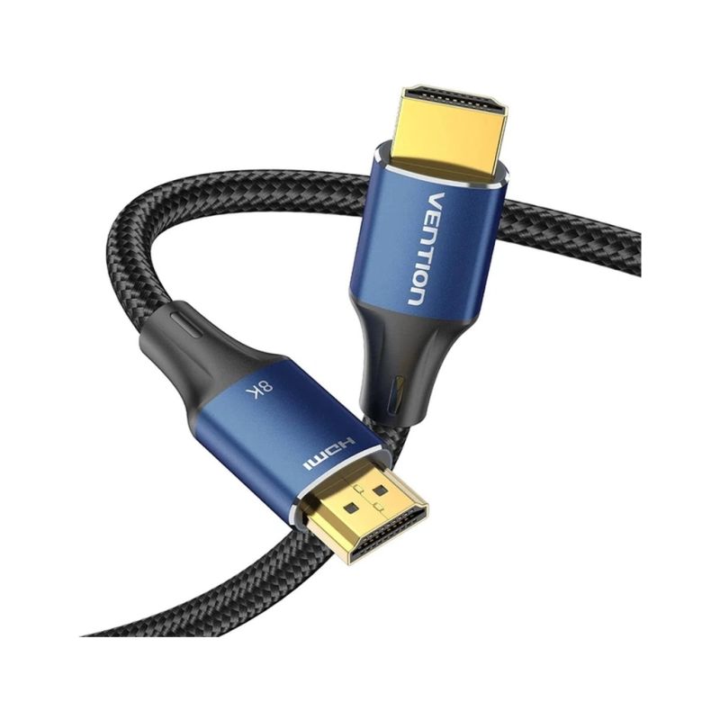 Кабель мультимедійний HDMI M to HDMI M 1.5m 16K60Hz 96Gbps gray Vention (ALVHG)