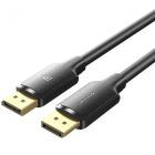 Кабель мультимедійний DisplayPort M to DisplayPort M 1.0m 16K60Hz/8K240Hz fabric gray Vention (HGCHF)