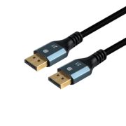 Кабель мультимедійний DisplayPort M to DisplayPort M 3.0m 16K60Hz/8K240Hz fabric gray Vention (HGCHI)