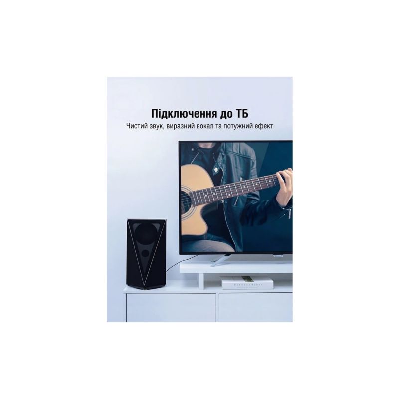 Кабель мультимедійний 1xRCA M to 1xRCA M 1.0m digital black Vention (VAB-R09-B100)