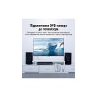 Кабель мультимедійний 1xRCA M to 1xRCA M 1.5m digital black Vention (VAB-R09-B150)