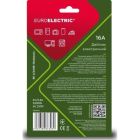 Мережевий розгалужувач EUROELECTRIC X2 16A 2xUSB Black з заземленням (EE-2/2USB-16A(black))