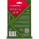Сетевой разветвитель EUROELECTRIC X3 16А Black с заземлением (EE-3-16A(black))