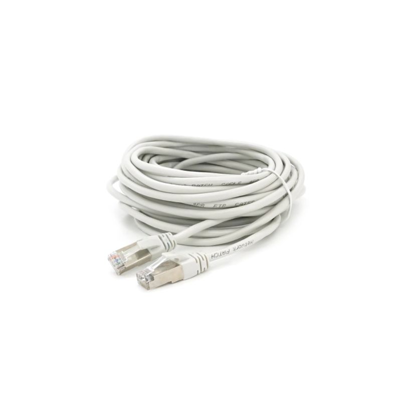 Патч-корд 10м FTP cat.5e, CU, RJ45, grey Merlion (PCM-CU-5E/10G)