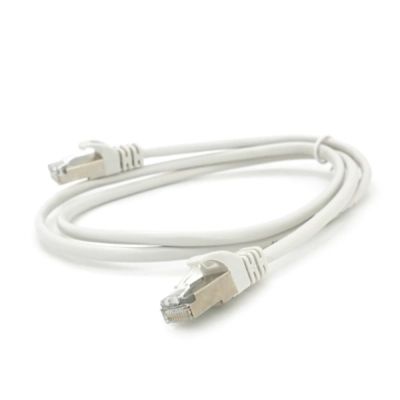 Патч-корд 1м FTP cat.5e, CU, RJ45, grey Merlion (PCM-CU-5E/1G)