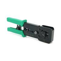 Инструмент Voltronic VegGieg , для обжима RJ-45 (8P8C) и RJ-12/11 (6P6C), 4P4C, черный/зеленый, Q10 (V-E113)