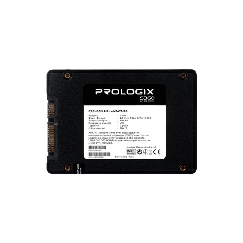 Накопитель SSD 2.5" 128GB S360 Prologix (PRO128GS360)