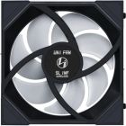 Кулер для корпуса Lian Li Uni Fan SL-INF WIRELESS 140-1, Black (G99.14SLIN1W1B.00)