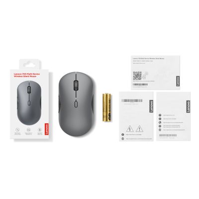Мышка Lenovo 700 Multi-Device Wireless Luna Grey (GY51S61898)
