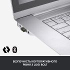 Комплект Logitech MX Keys for Business UA Graphite + Desk Mat Studio Series Mid Grey (MX920-010933)