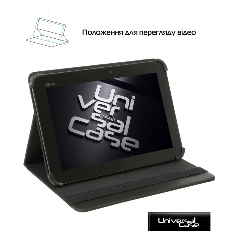 Чехол для планшета Armorstandart Silicone Hooks 12 Universal Tablet Black (ARM91206)