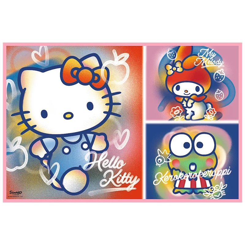 Пазл Trefl Hello Kitty Приветствую Китти и друзей 2х200 элементов (5900511133363)