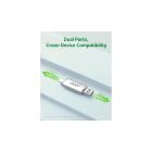 USB флеш накопичувач Acer 64GB UT300 USB-A/Type-C 3.2 Silver (BL.9BWWA.589)