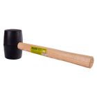 Киянка Alloid резиновая, 680г, черная, ручка из древесины (RM-16680W)