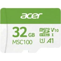 Карта памяти Acer 32GB microSD MSC100 /U1/ V10/A1 Read 100MB/s / Write 10MB/s (BL.9BWWA.335)