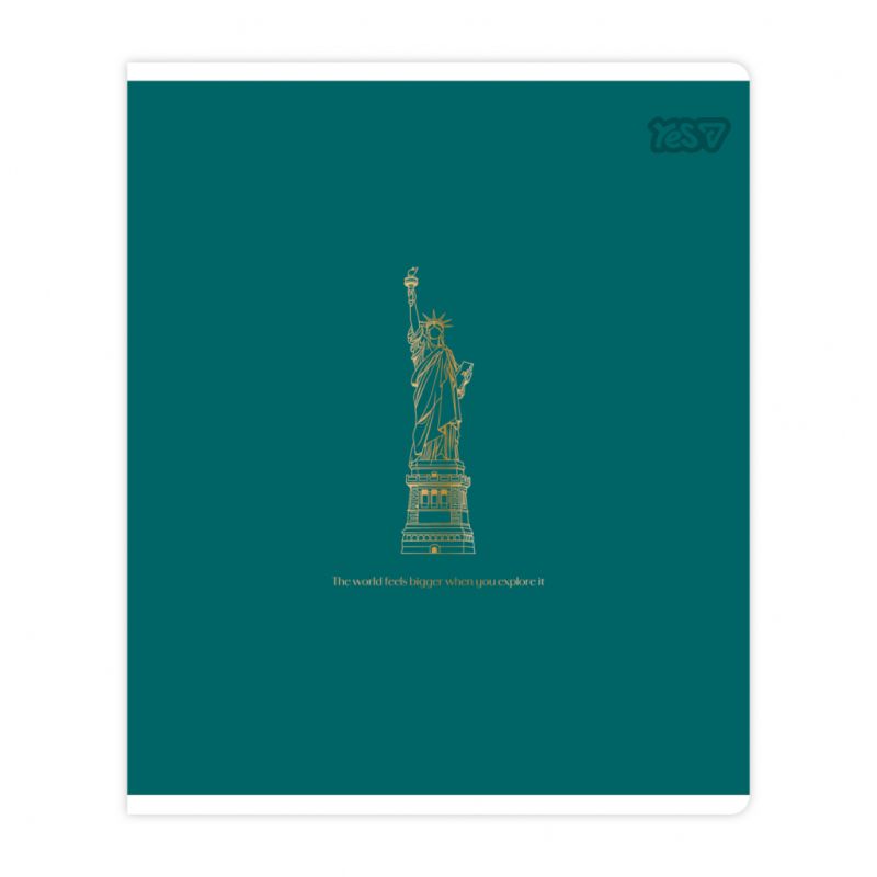 Зошит Yes Urban gold А5 96 аркушів клітинка (768559) (5 шт)