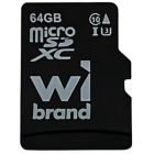 Карта памяти Wibrand 64GB mictoSD class 10 UHS-II (U3) V10 Read 80/Write 30 (WICDXU3/64GB)