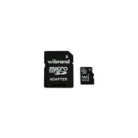Карта памяти Wibrand 64GB mictoSD class 10 UHS-II (U3) V10 Read 80/Write 30 (WICDXU3/64GB-A)
