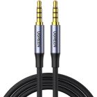 Кабель мультимедійний 3.5mm M to 3.5mm M 2.0m (4pin) AV183 gray Ugreen (20782)