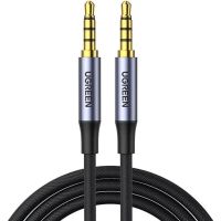Кабель мультимедійний 3.5mm M to 3.5mm M 2.0m (4pin) AV183 gray Ugreen (20782)
