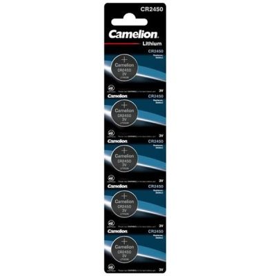 Батарейка CR 2450 Lithium * 5 Camelion (CR2450-BP5)