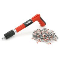Гвоздезабиватель Voltronic YT40288, под пироксилиновые гвозди, Ø7.3мм, +100 гвоздей Ø7.3мм, защитные очки, чемодан, Red (YT-40288)