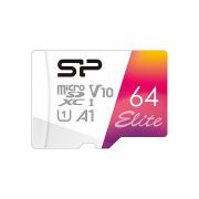 Карта памяти Silicon Power 64GB microSDXC class 10 UHS-I U1 A1 Elite Color (SP064GBSTXBV1V20SP)