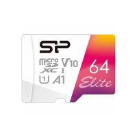 Карта памяти Silicon Power 64GB microSDXC class 10 UHS-I U1 A1 Elite Color (SP064GBSTXBV1V20SP)