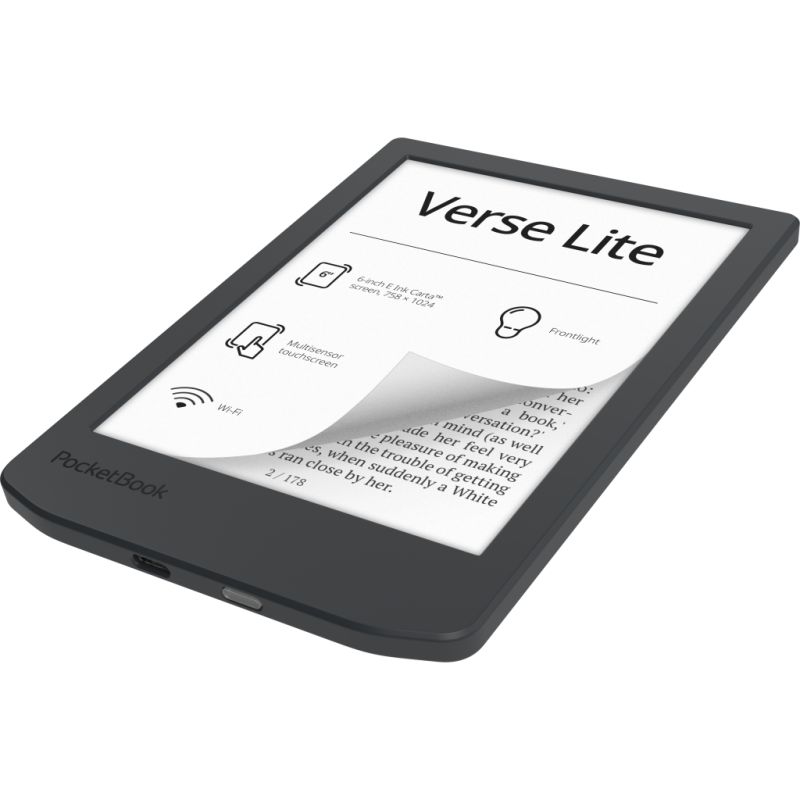 Электронная книга Pocketbook 619 Verse Lite, Midnight Grey (PB619-T-WW)