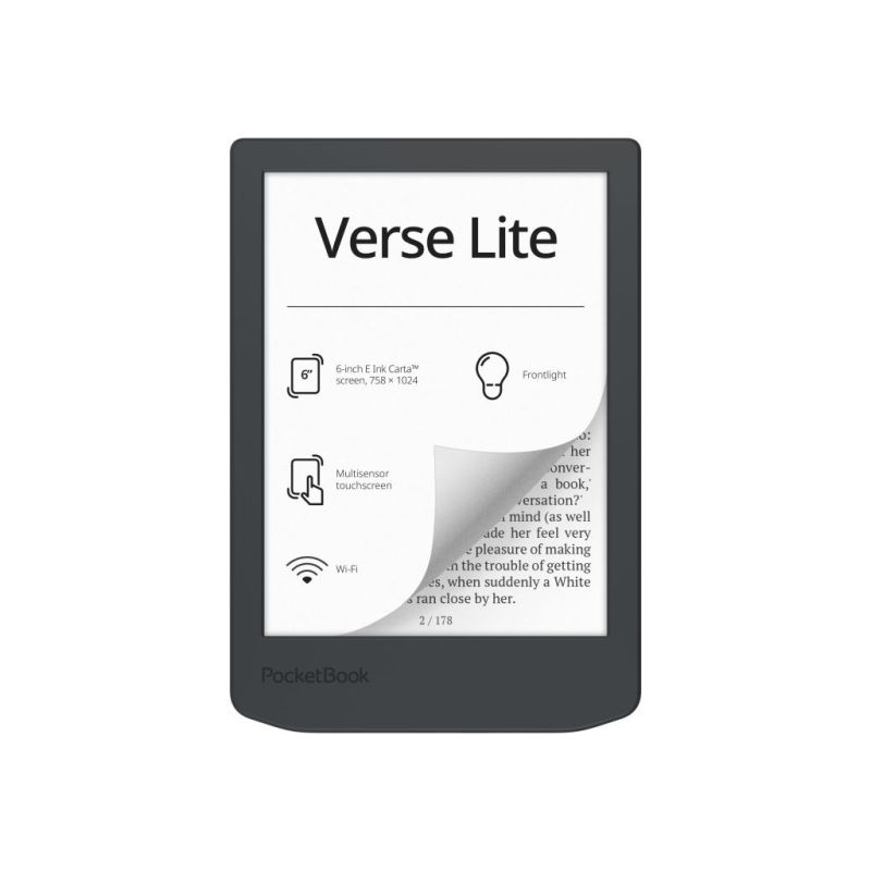 Электронная книга Pocketbook 619 Verse Lite, Midnight Grey (PB619-T-WW)