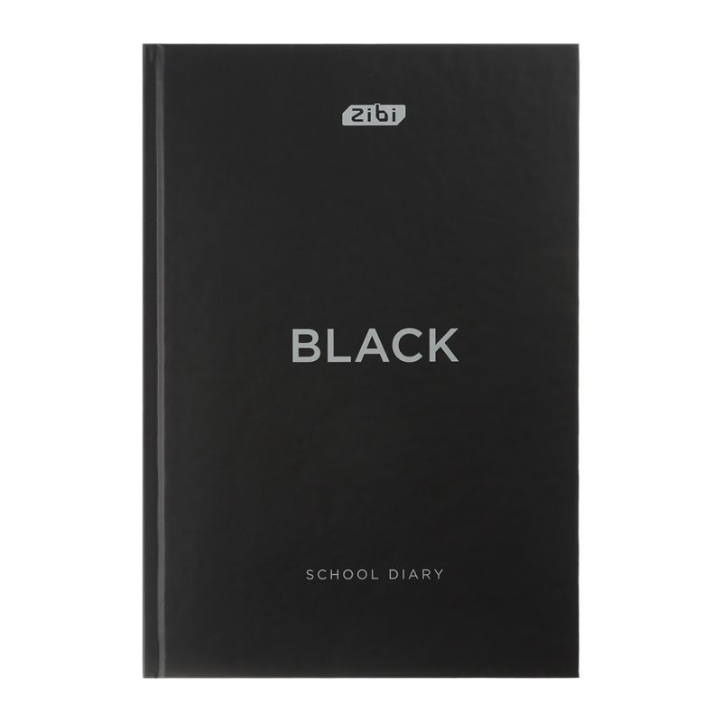 Щоденник шкільний ZiBi BLACK А5, 40аркушів, тверда обкладинка, скоба (ZB.13760-01)