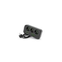 Сетевой фильтр питания Voltronic F09U, 3 роз EU, 4USB Black (F09U-Black)